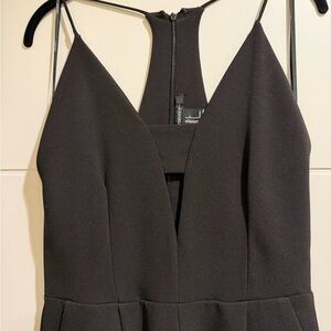 Forever 21 Black Backless Dress
